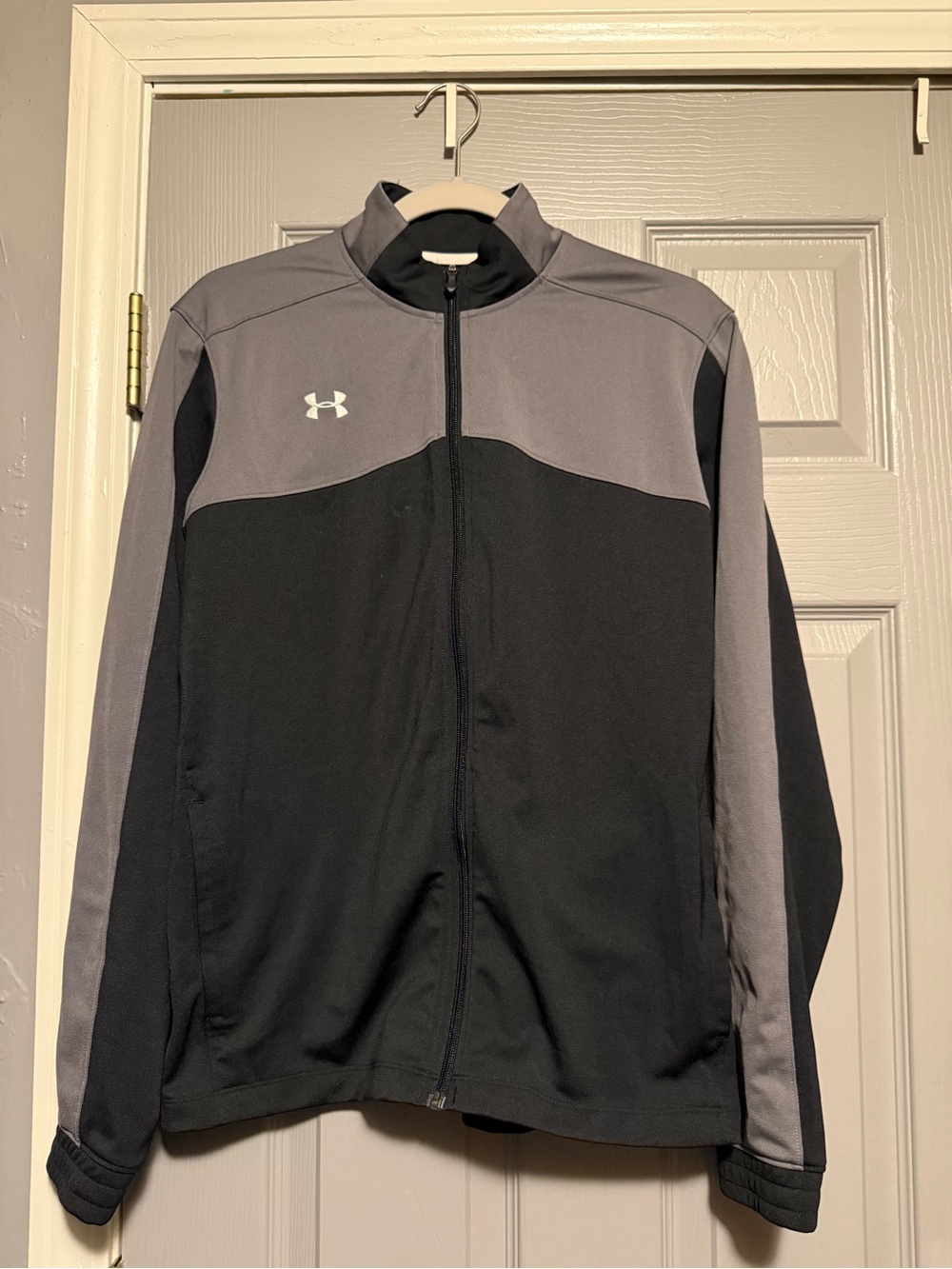 Under Armour Black and Gray Full-Zip Performance Jacket